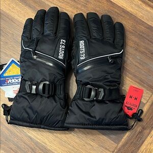 Roots Black Men's Ski Gloves